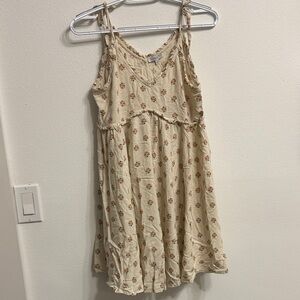 Patrons of Peace Cream Floral Dress